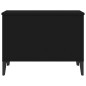 vidaXL Mesa de centro madera contrachapada negro 60x44,5x45 cm vidaXL Mesa de centro madera contrachapada negro 60x44,5x45 cm
