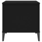 vidaXL Mesa de centro madera contrachapada negro 60x44,5x45 cm vidaXL Mesa de centro madera contrachapada negro 60x44,5x45 cm