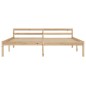 vidaXL Estructura de cama de madera maciza de pino 180x200 cm vidaXL Estructura de cama de madera maciza de pino 180x200 cm