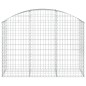vidaXL Cesta gaviones forma arco hierro galvanizado 150x50x100/120 cm vidaXL Cesta gaviones forma arco hierro galvanizado 150x50x100/120 cm