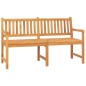 vidaXL Banco de jardín 3 plazas con mesa madera teca maciza 150 cm vidaXL Banco de jardín 3 plazas con mesa madera teca maciza 150 cm