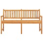 vidaXL Banco de jardín 3 plazas con mesa madera teca maciza 150 cm vidaXL Banco de jardín 3 plazas con mesa madera teca maciza 150 cm