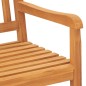 vidaXL Banco de jardín 3 plazas con mesa madera teca maciza 150 cm vidaXL Banco de jardín 3 plazas con mesa madera teca maciza 150 cm