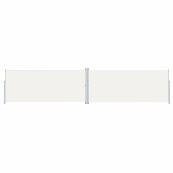 vidaXL Toldo lateral retráctil crema 220x1000 cm