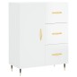 vidaXL Aparador alto madera contrachapada blanco brillo 69,5x34x180 cm vidaXL Aparador alto madera contrachapada blanco brillo 69,5x34x180 cm