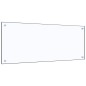vidaXL Protector contra salpicaduras cocina vidrio templado 100x40 cm