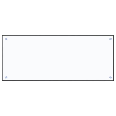 vidaXL Protector contra salpicaduras cocina vidrio templado 100x40 cm
