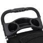 vidaXL Cochecito para perros plegable tela oxford negro 80x46x98 cm