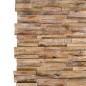 vidaXL Paneles de revestimiento de pared 3D 10 uds madera teca 1,01 m² vidaXL Paneles de revestimiento de pared 3D 10 uds madera teca 1,01 m²