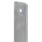 vidaXL Anclajes de valla 6 uds acero galvanizado plateado 7x6x60 cm vidaXL Anclajes de valla 6 uds acero galvanizado plateado 7x6x60 cm