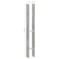 vidaXL Anclajes de valla 6 uds acero galvanizado plateado 7x6x60 cm vidaXL Anclajes de valla 6 uds acero galvanizado plateado 7x6x60 cm