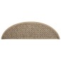 vidaXL Alfombrilla autoadhesiva escalera sisal 15 uds beige 56x17x3 cm vidaXL Alfombrilla autoadhesiva escalera sisal 15 uds beige 56x17x3 cm