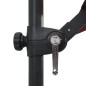 vidaXL Sombrilla voladiza con luces LED rojo burdeos 250x250 cm vidaXL Sombrilla voladiza con luces LED rojo burdeos 250x250 cm