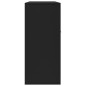 vidaXL Aparador de madera contrachapada negro 88x30x70 cm vidaXL Aparador de madera contrachapada negro 88x30x70 cm