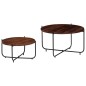 vidaXL Set de mesas de centro 2 piezas madera maciza sheesham 60x35 cm vidaXL Set de mesas de centro 2 piezas madera maciza sheesham 60x35 cm