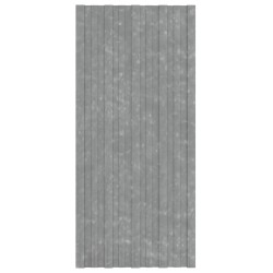 vidaXL Panel para tejado acero galvanizado plata 12 unidades 100x45 cm