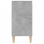 vidaXL Aparador de madera contrachapada gris hormigón 103,5x35x70 cm