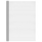 vidaXL Malla mosquitera de aluminio plateada 112x2000 cm