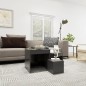 vidaXL Mesas apilables 3 piezas madera contrachapada gris vidaXL Mesas apilables 3 piezas madera contrachapada gris