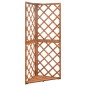 vidaXL Enrejado de esquina madera maciza de abeto 50x50x145 cm vidaXL Enrejado de esquina madera maciza de abeto 50x50x145 cm