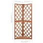 vidaXL Enrejado de esquina madera maciza de abeto 50x50x145 cm vidaXL Enrejado de esquina madera maciza de abeto 50x50x145 cm