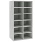 vidaXL Zapatero de madera contrachapada gris hormigón 54x34x100,5 cm vidaXL Zapatero de madera contrachapada gris hormigón 54x34x100,5 cm