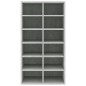 vidaXL Zapatero de madera contrachapada gris hormigón 54x34x100,5 cm vidaXL Zapatero de madera contrachapada gris hormigón 54x34x100,5 cm