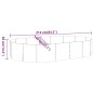 vidaXL Jardinera arriate acero recubrimiento polvo plata 214x140x36 cm vidaXL Jardinera arriate acero recubrimiento polvo plata 214x140x36 cm