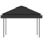 vidaXL Cenador con tejado doble extensible antracita 3x3x2,75m 180g/m² vidaXL Cenador con tejado doble extensible antracita 3x3x2,75m 180g/m²