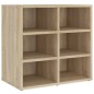 vidaXL Mueble zapatero color roble Sonoma 52,5x30x50 cm vidaXL Mueble zapatero color roble Sonoma 52,5x30x50 cm