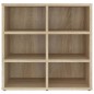 vidaXL Mueble zapatero color roble Sonoma 52,5x30x50 cm vidaXL Mueble zapatero color roble Sonoma 52,5x30x50 cm