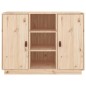 vidaXL Aparador madera maciza de pino 100x40x75 cm vidaXL Aparador madera maciza de pino 100x40x75 cm