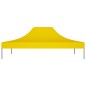 vidaXL Techo de carpa para celebraciones amarillo 4x3 m 270 g/m²