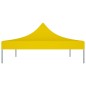 vidaXL Techo de carpa para celebraciones amarillo 4x3 m 270 g/m²