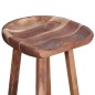 vidaXL Taburetes de cocina 2 unidades madera maciza de acacia vidaXL Taburetes de cocina 2 unidades madera maciza de acacia