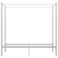 vidaXL Estructura de cama con dosel metal blanco 90x200 cm vidaXL Estructura de cama con dosel metal blanco 90x200 cm