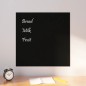 vidaXL Pizarra magnética de pared vidrio templado negro 60x60 cm vidaXL Pizarra magnética de pared vidrio templado negro 60x60 cm