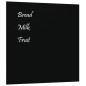 vidaXL Pizarra magnética de pared vidrio templado negro 60x60 cm vidaXL Pizarra magnética de pared vidrio templado negro 60x60 cm
