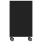 vidaXL Mesa auxiliar de madera contrachapada negro 70x35x55 cm vidaXL Mesa auxiliar de madera contrachapada negro 70x35x55 cm
