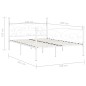 vidaXL Estructura de cama con somier metal blanco 120x200 cm vidaXL Estructura de cama con somier metal blanco 120x200 cm