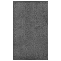 vidaXL Felpudo lavable gris antracita 90x150 cm