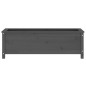 vidaXL Arriate elevado de jardín madera maciza pino gris 119,5x40x39cm vidaXL Arriate elevado de jardín madera maciza pino gris 119,5x40x39cm