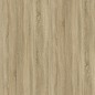 vidaXL Mesa de centro madera y hierro roble Sonoma 100x45x45 cm