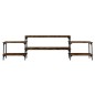 vidaXL Mueble para TV madera contrachapada roble ahumado 197x35x52 cm vidaXL Mueble para TV madera contrachapada roble ahumado 197x35x52 cm