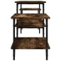 vidaXL Mueble para TV madera contrachapada roble ahumado 197x35x52 cm vidaXL Mueble para TV madera contrachapada roble ahumado 197x35x52 cm