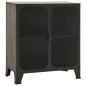 vidaXL Armario de almacenaje metal y MDF gris 72x36x82 cm vidaXL Armario de almacenaje metal y MDF gris 72x36x82 cm