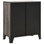 vidaXL Armario de almacenaje metal y MDF gris 72x36x82 cm vidaXL Armario de almacenaje metal y MDF gris 72x36x82 cm