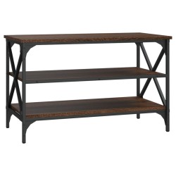 vidaXL Mueble para TV madera contrachapada marrón roble 80x40x50 cm