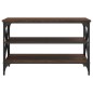 vidaXL Mueble para TV madera contrachapada marrón roble 80x40x50 cm vidaXL Mueble para TV madera contrachapada marrón roble 80x40x50 cm