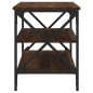 vidaXL Mueble para TV madera contrachapada marrón roble 80x40x50 cm vidaXL Mueble para TV madera contrachapada marrón roble 80x40x50 cm
